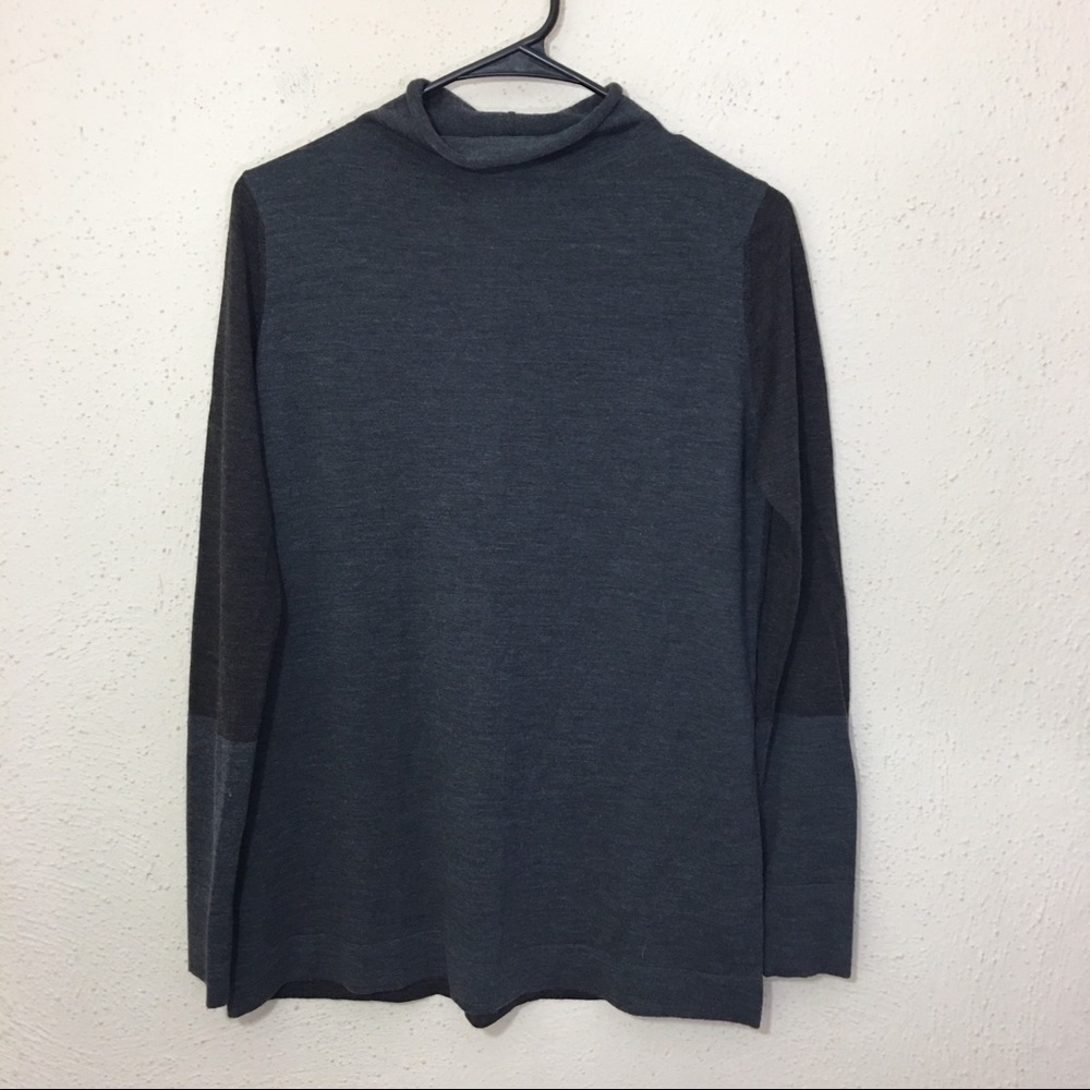 Fabiana Filippi Merino Wool Colorblock Turtleneck